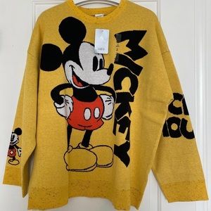 Mickey mouse knit sweater